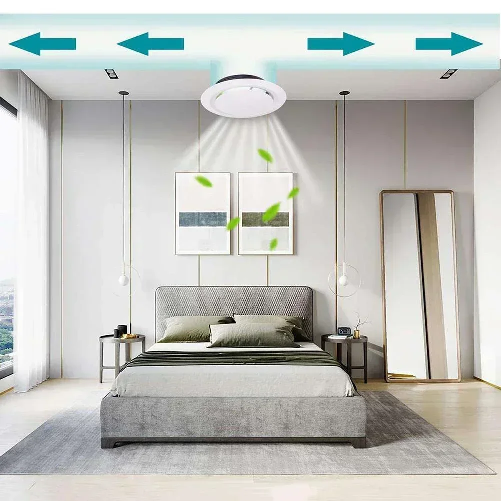 

Adjustable Louver Circular Air Outlet Home Ventilation Air Outlet 150MM 200MM Ventilation Diffuser Air Conditioning Ventilation