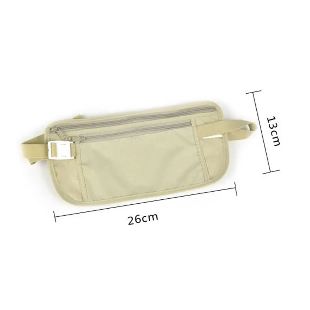 Ultrathin Outdoor Running Bag, Pacotes Peito Impermeáveis, Bolsa de Viagem, Sacos de cintura, Carteira, Passaporte Money Bag, Belt Bag