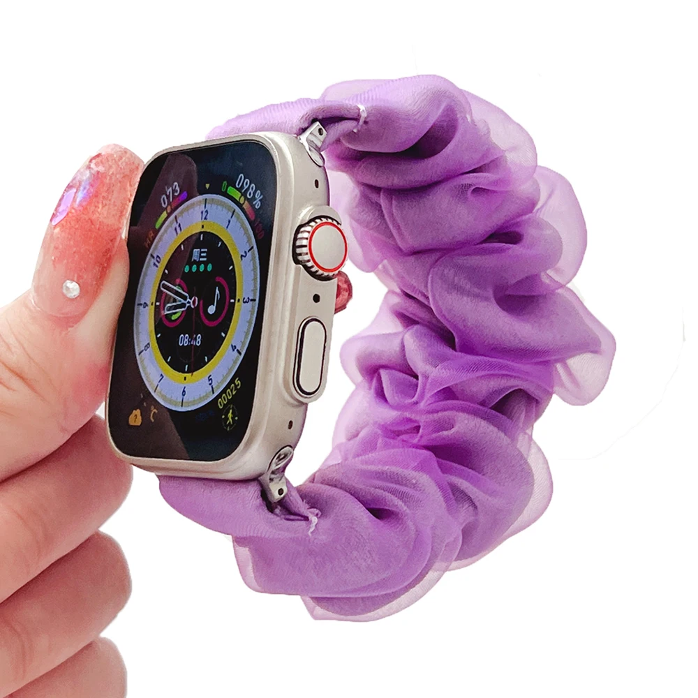 Fabric Strap for iWatch 10 Wristband Elastic Watchband for Apple Watch Band 38mm 40mm 41mm 42mm 44mm 45mm 46mm 49mm view 6