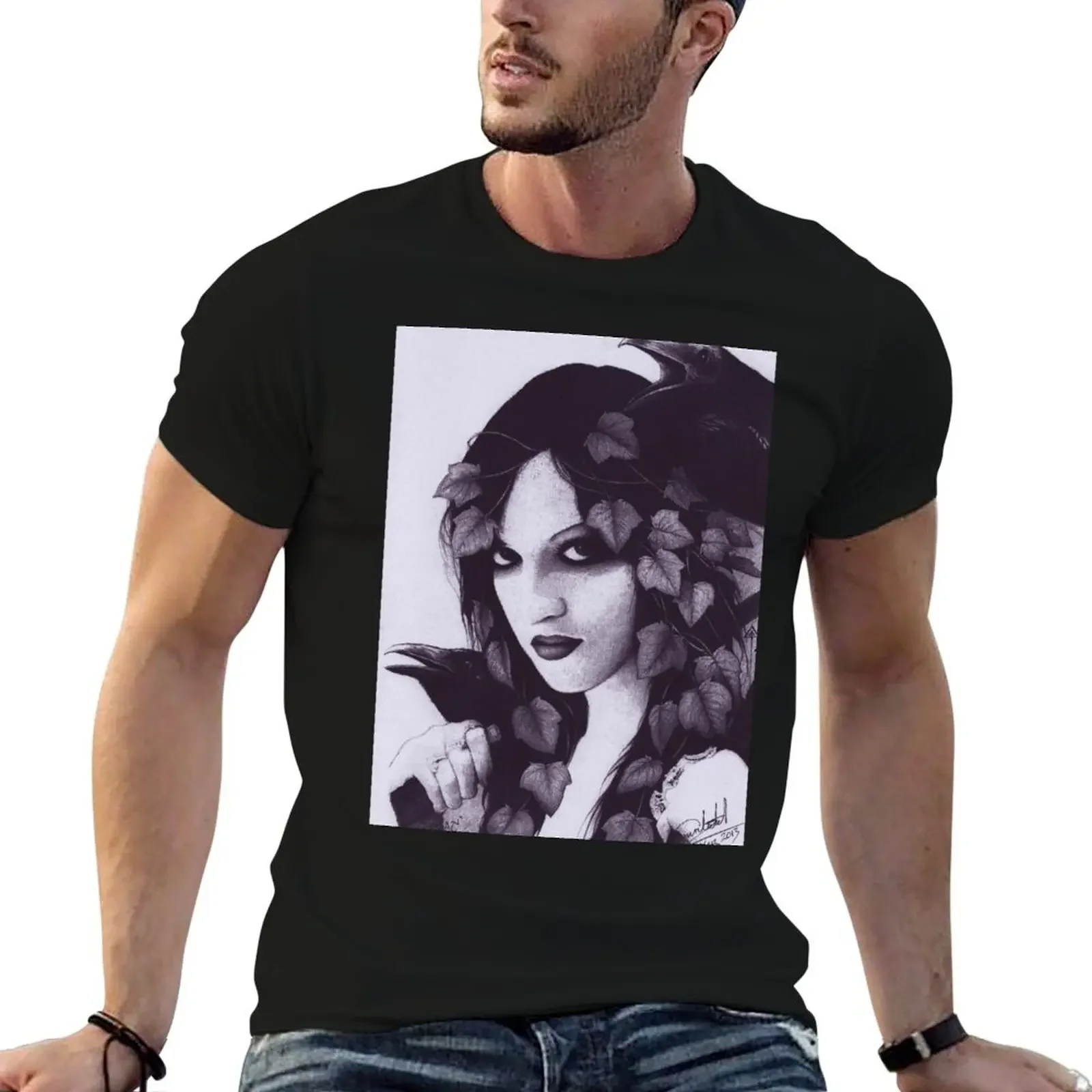 

Morrigan T-Shirt summer tops tees Aesthetic clothing Short sleeve tee men