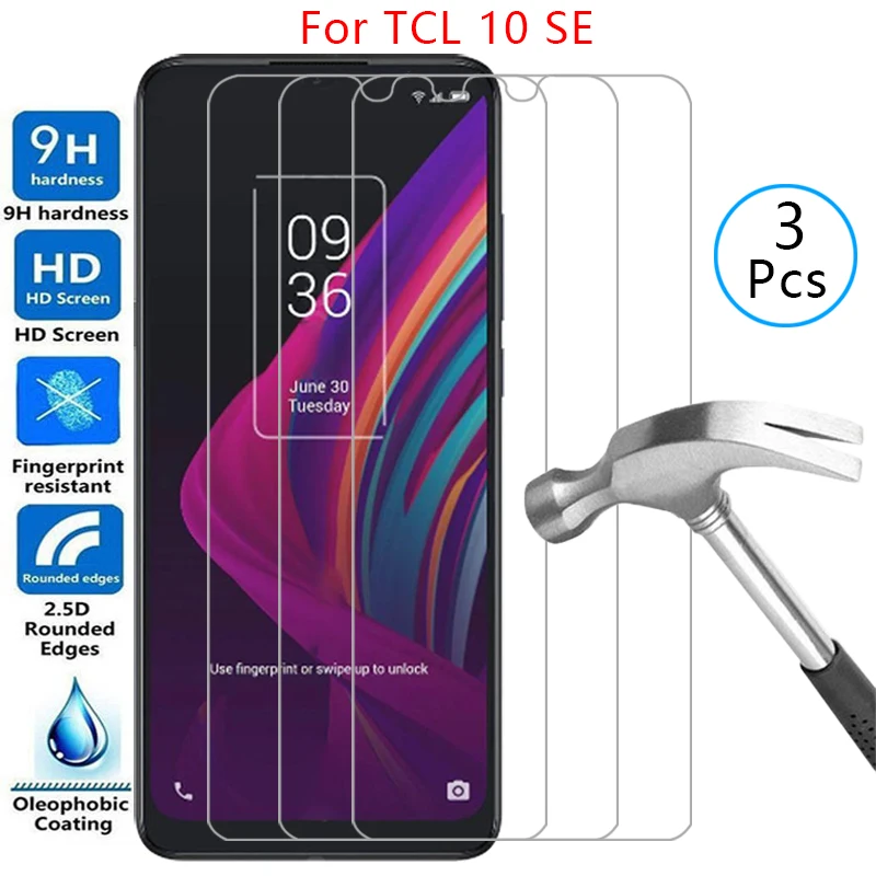 Защитная пленка для экрана из закаленного стекла для tcl 10 se чехол для телефона on tcl10 10se tcl10se, задняя крышка 360, защитный чехол, чехол, cas 10secase