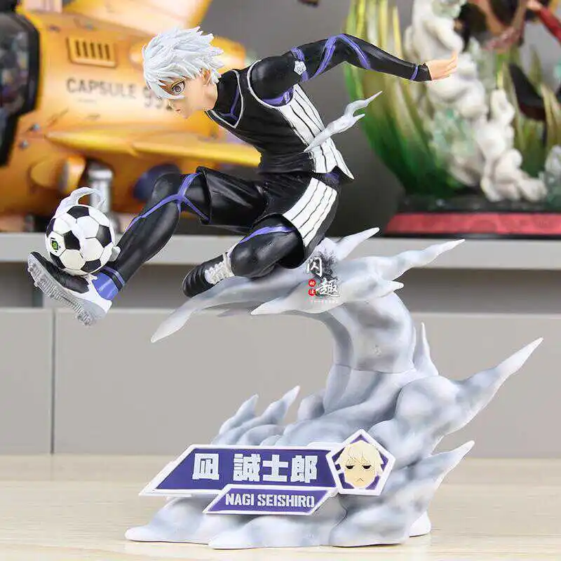 جديد الأزرق قفل شخصيات كرتونية 23 سنتيمتر ناجي Seishiro الشكل البلاستيكية نموذج تمثال تحصيل لعبة مكتب الديكور دمى هدايا عيد ميلاد الاطفال