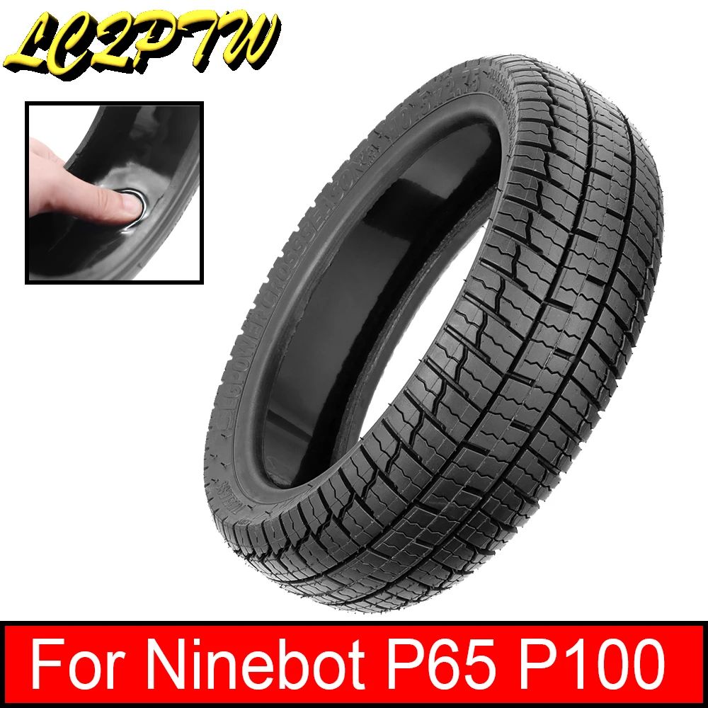 Original 10.5*2.75 Self-healing Road Vacuum Tires for Segway Ninebot P65 P100 Electric Scooter Rubber Puncture Resistant Tires