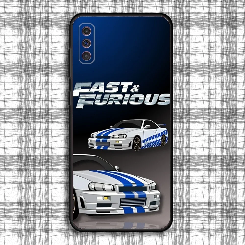 حافظة هاتف سريعة الغاضب لهاتف سامسونج S23,23,22,30,21,10,9,Note20 Ultra,Lite,Ultra,5G,Plus,FE,Black Soft Case