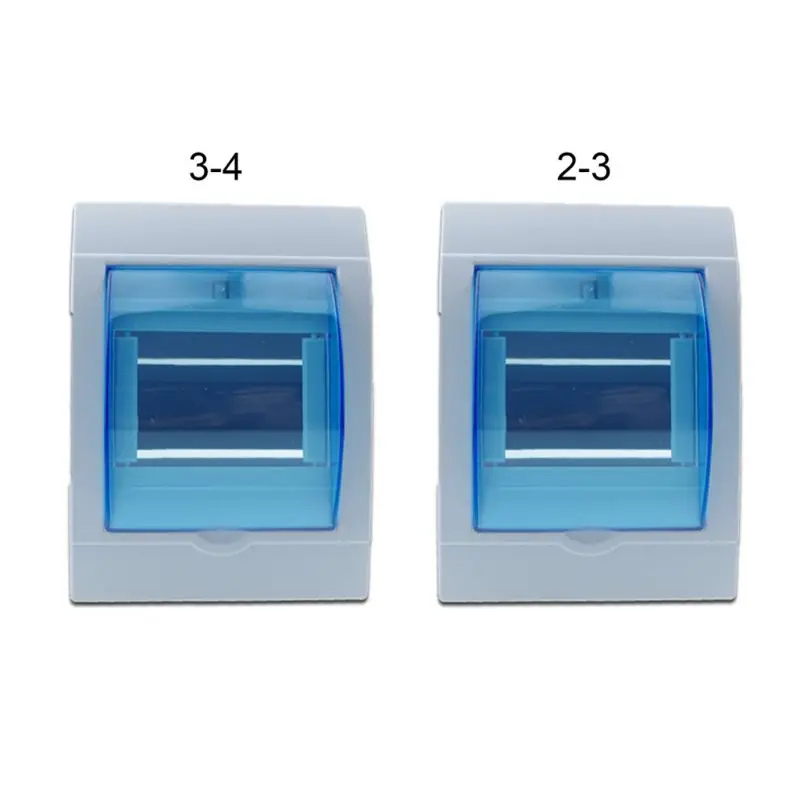 Plastic Distribution for Protection Box for 2-3/3-4 Ways Indoor On The Wall Clear Cover Electrical Box