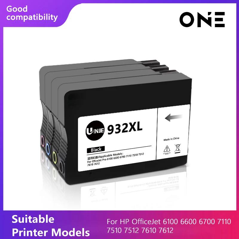 932XL 933 for HP  932 933XL Ink Cartridge For HP 932 933 Officejet 6100 6600 6700 7110 7510 7512 7610 7612 Printer ink hp