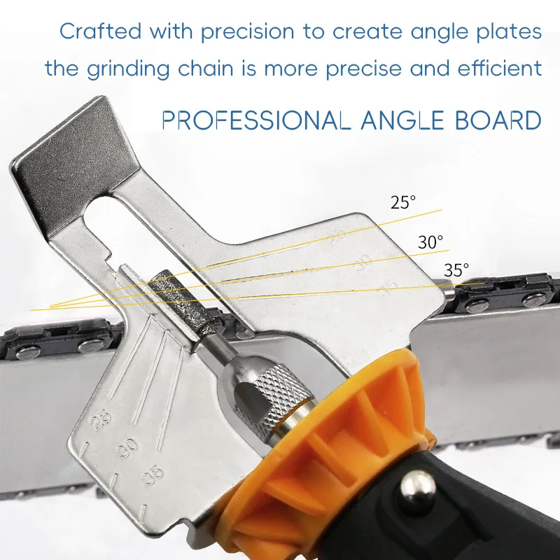 Chainsaw Sharpening Kit Electric Grinder Sharpening Polishing Attachment Set Saw Chains Tool Drill Rotary Accessories Set