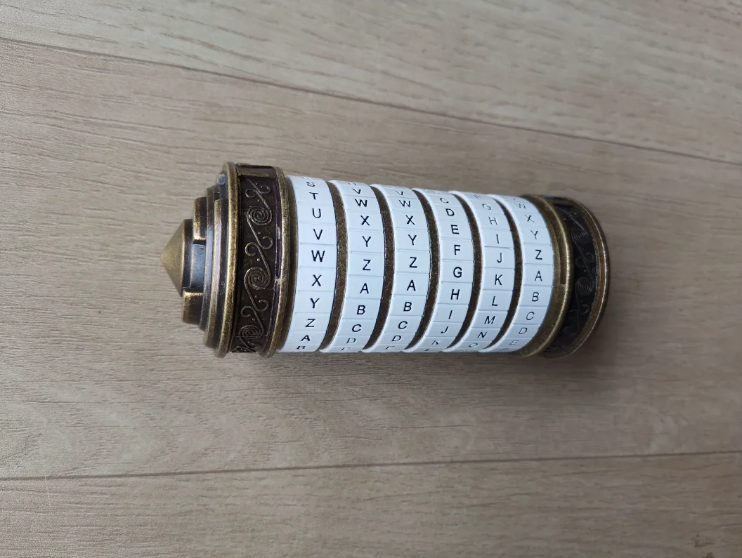 Code Speelgoed Metalen Cryptex Sloten Da Vinci Educatief Speelgoed Valentijnsdag Cadeau Huwelijksgeschenken Moederdag Brief Wachtwoord Ontsnappen