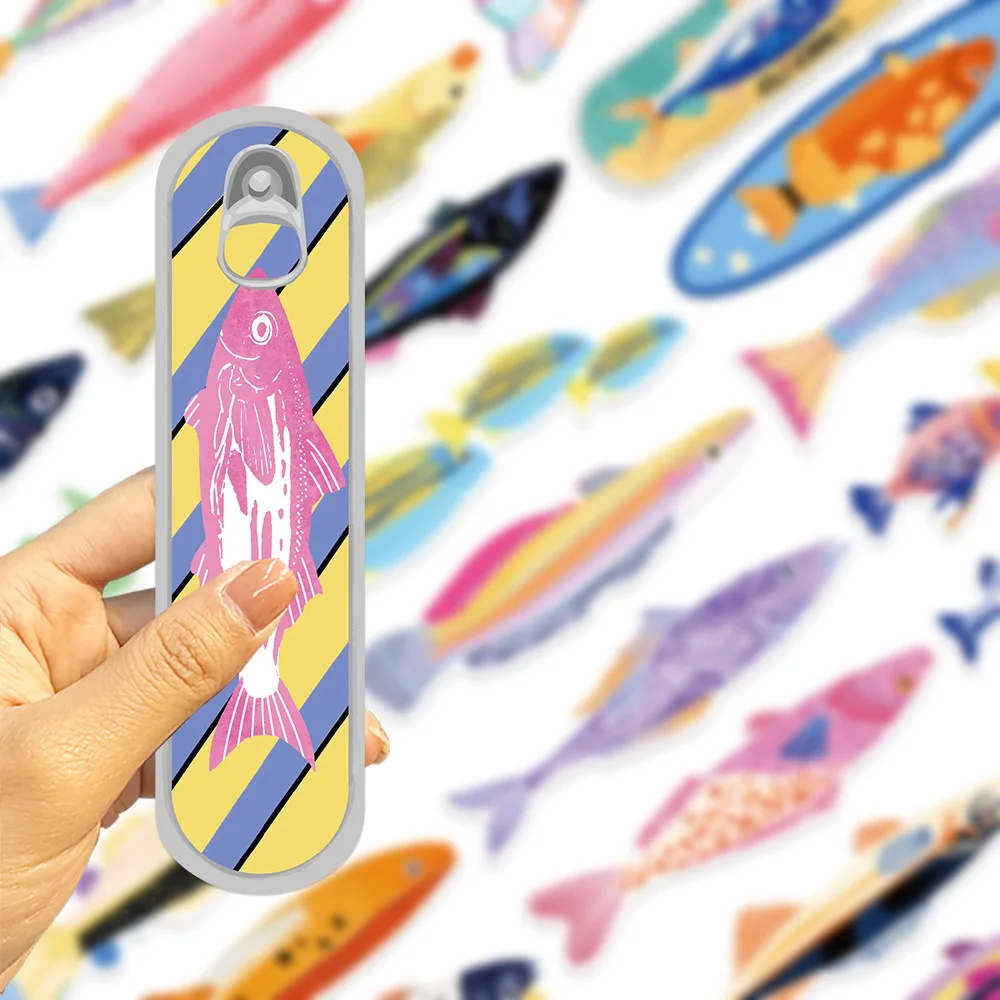 30PCS Cartoon Color Fish Series Bookmarks High Beauty Cards Creative Reading Books Tags Annotated DIY Bookmarks