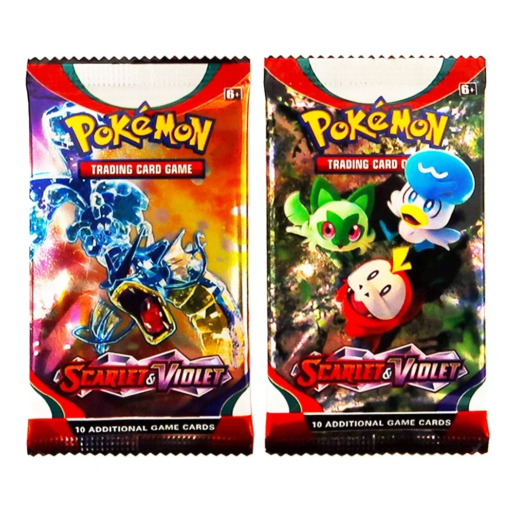 Cartas de Pokémon TCG: Caixa de Exibição de 324 Peças Scarlet Violet (36 Pacotes) Jogo de Cartas Colecionáveis de Pokémon