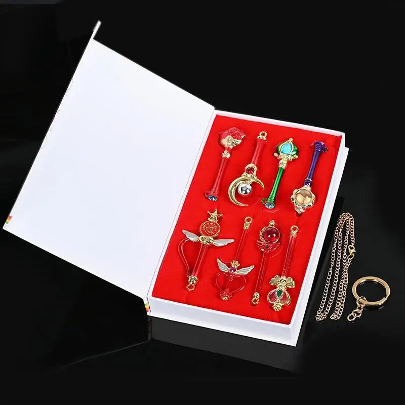 ensemble-de-colliers-sailor-moon-pendentif-baguette-de-transformation-chaine-ensemble-de-badges-en-alliage-modele-de-poupee-mode-y2k-jouet-anime-dessin-anime-frind
