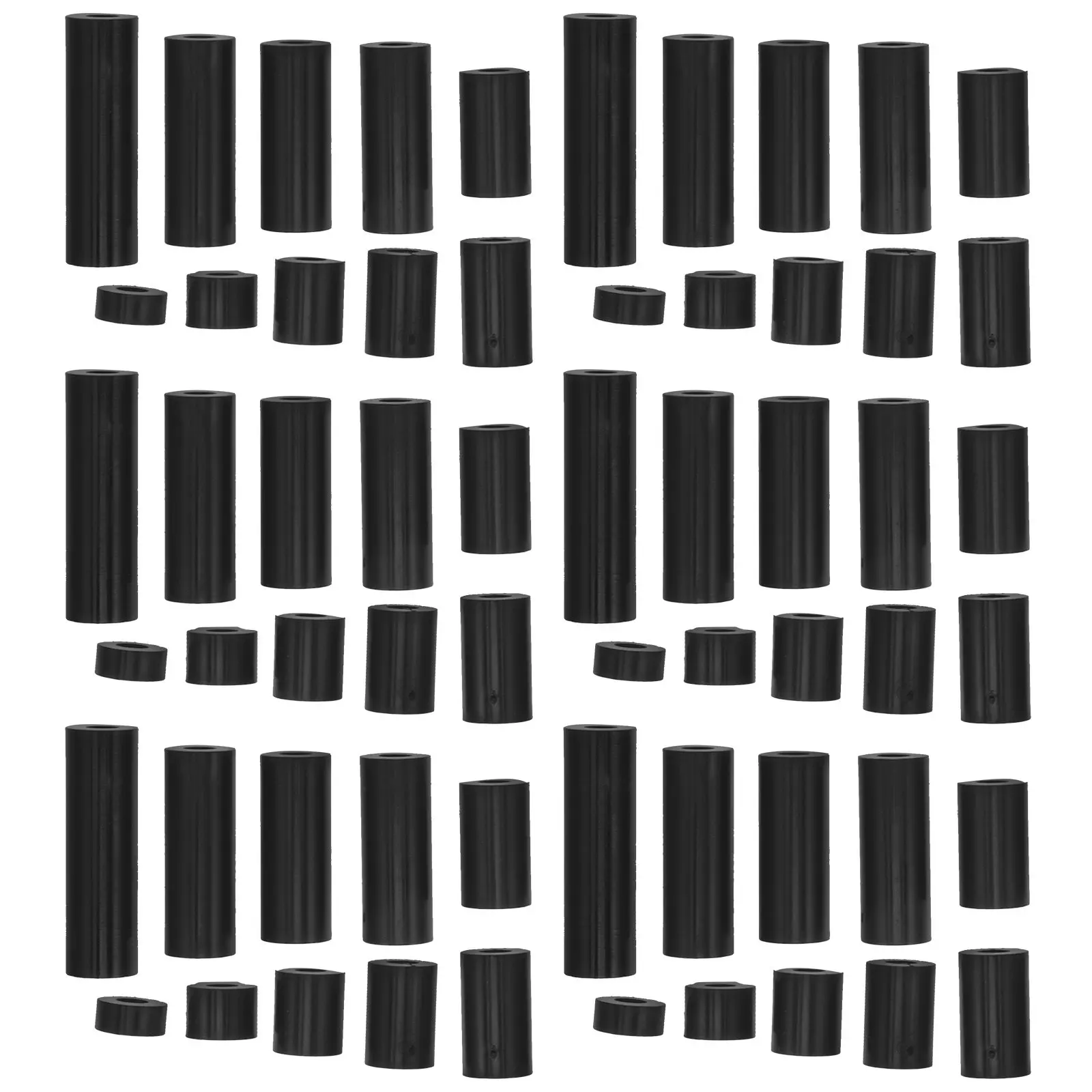 100Pcs Nylon Spacers Insulated Round Washers Electrical Outlet Screw Spacers Secure Mounting Hardware for Outlet Repair and