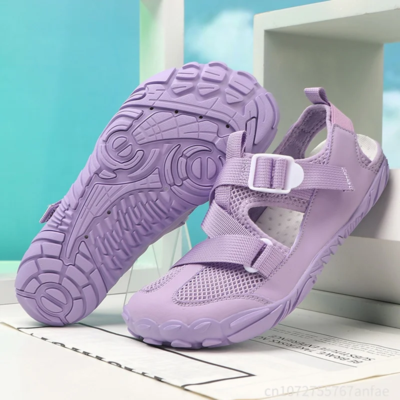 

Summer Unisex Aqua Shoes Outdoor Quick-Dry Wading Aqua Shoes Non-Slip beach Sports Sandals Lightweight Wading Swimming Footwear