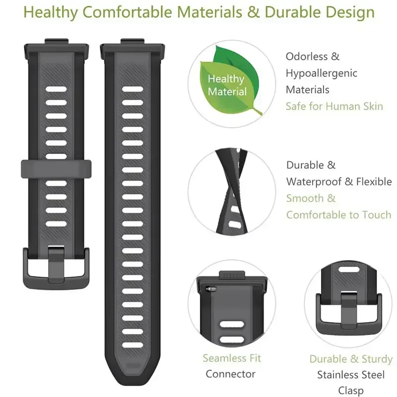 Bracelet en Silicone pour montre Huawei Fit 4/3, Bracelet de sport bicolore remplaçable, accessoires pour montre Huawei Fit 4 pro