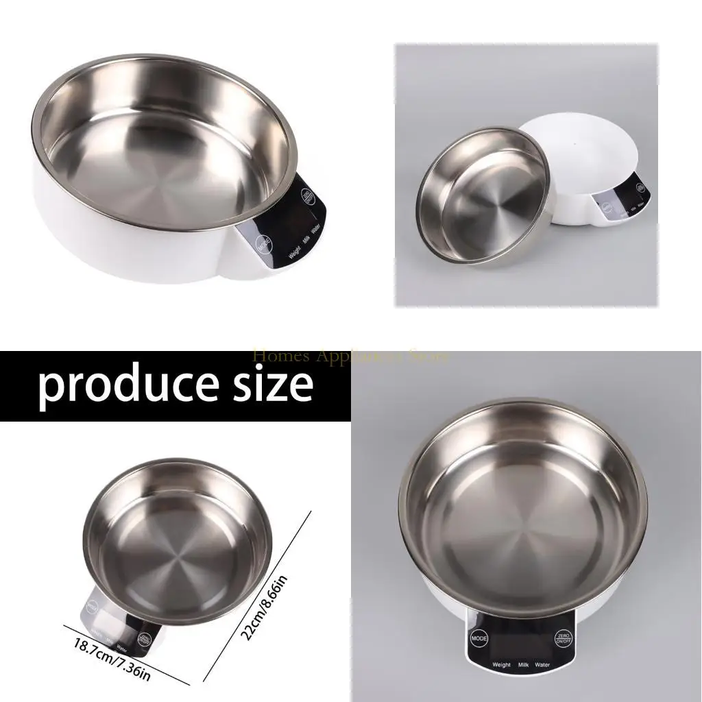 

D0AB Scale Plastic Kitchen Scale with LCD Display for Home Baking And Cooking