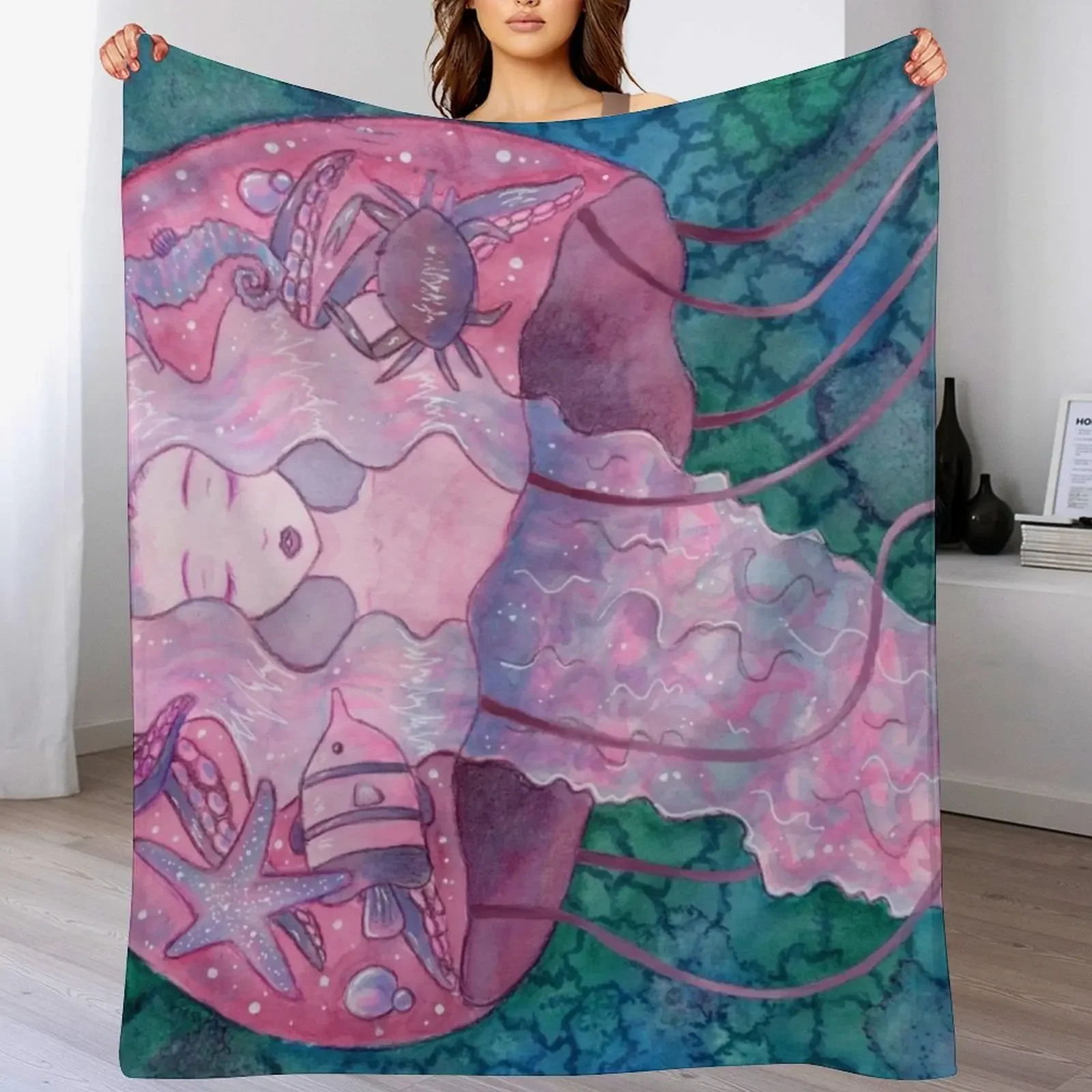 Jelly Dreams Throw Blanket Luxury Heavy Furry Blankets