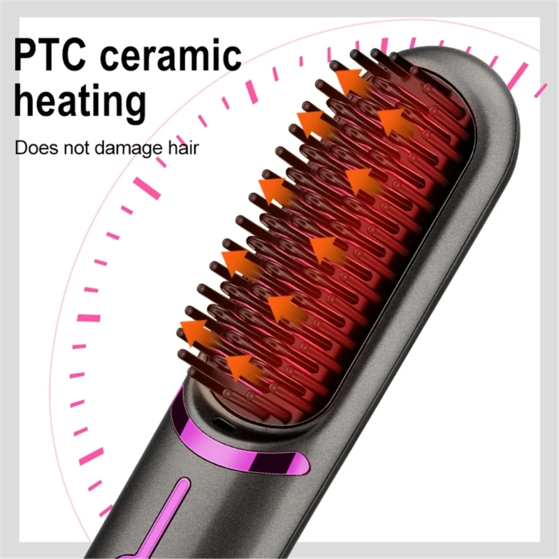 Akcesoria do urządzenia gospodarstwa domowego grzebień prostujący włosy do szczotka do prostowania włosów dla kobiet z 3 Temps szybkie nagrzewanie