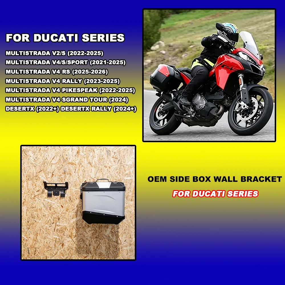 

For DUCATI Multistrada V2/V2S Motorcycle Accessories Suitcase Wall Holder Side Tail Box Wall Mounting Brackets