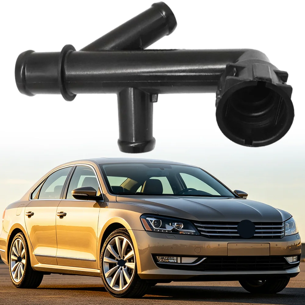 Conector de Manguera de Refrigerante del Motor para Volkswagen Passat Jetta 2014 2015 2016 2017, 5C0122291E, Accesorios de Plástico para Automóvil