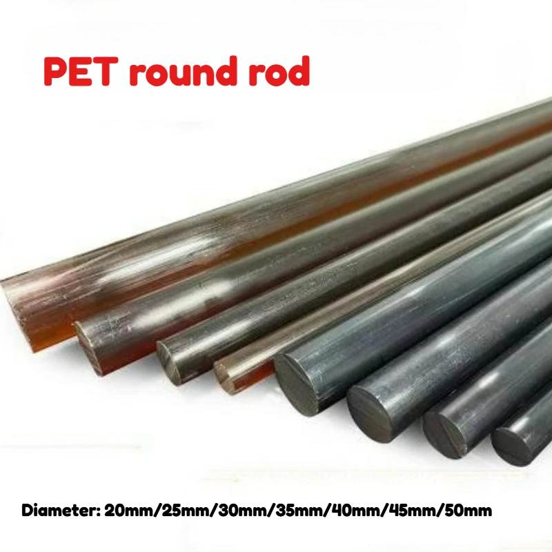 

1pcs Length 100mm-400mm PEI Round Rod Amber Colour PEI Polyetherimide Stick Ultem Diameter 20mm/25mm/30mm/35mm/40mm/45mm/50mm