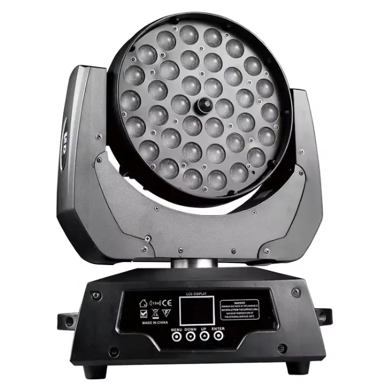 Hot Sale Dmx Rgbw Led 6 In 1 36x18W 6-in-1 RGBWLed Dmx512 Stage Lighting Moving Head Wash Light