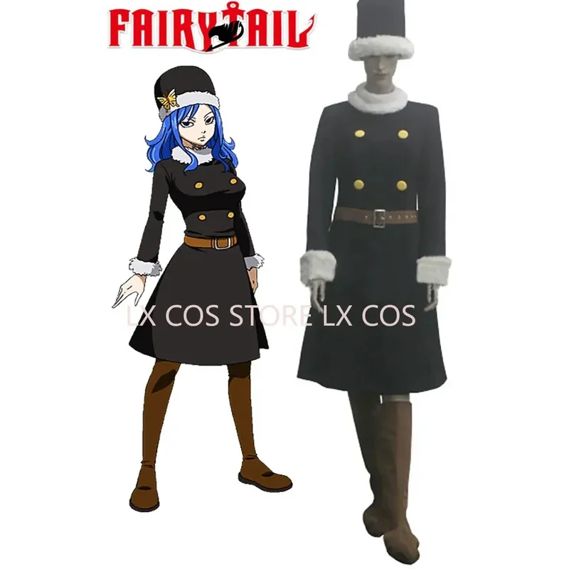 Anime Fairy Tail Rain Woman Juvia Lockser After Seven Years Cosplay Costume YW