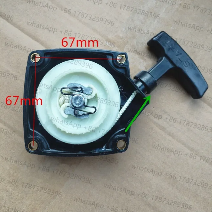 Arrancador de retroceso 3WF-20A para soplador Kasei EB850 EB-850 EB800E 1E-800E 1E54FP, pulverizador 3WF-20B 3WF-20C, atomizador y pulverizador de polvo con arranque manual