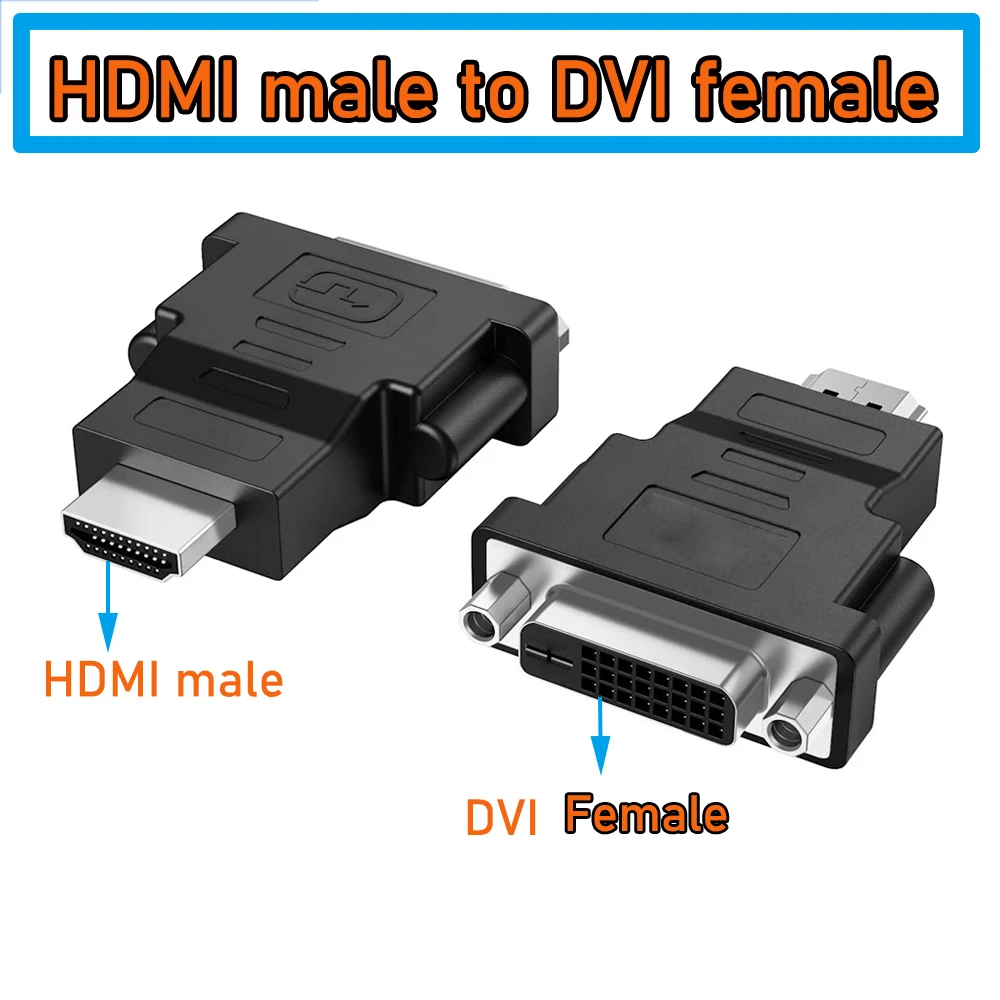 HDMI to DVI cable 3M/1.5M/adapter Bi-direction HDMI to DVI adapter cable 1080P DVI to HDMI cable adapter for PS3 PS4 PS5 Monitor