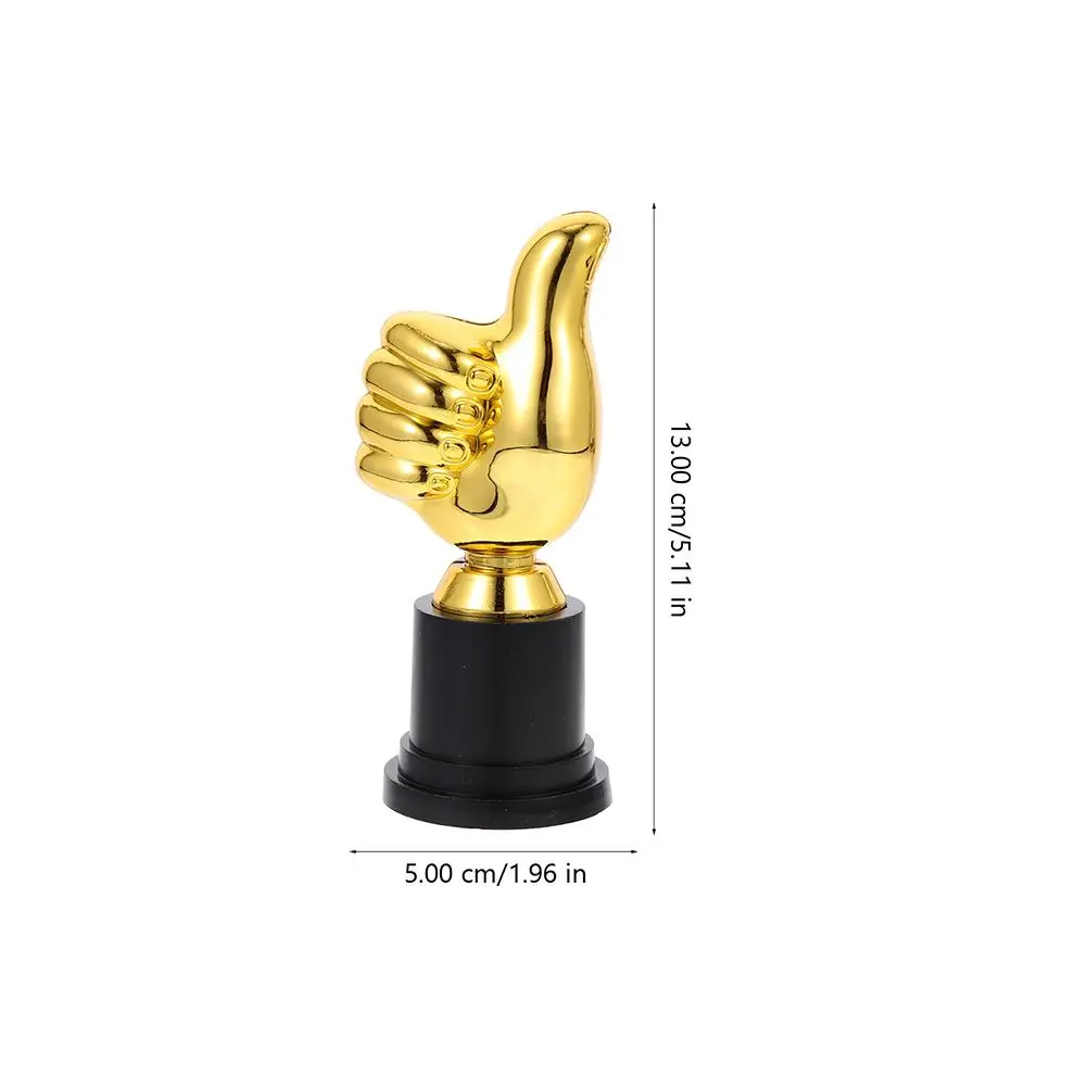 6Pcs Thumb Shaped Competition Trophy Decorative Trophy Decor Kindergarten Trophy Model