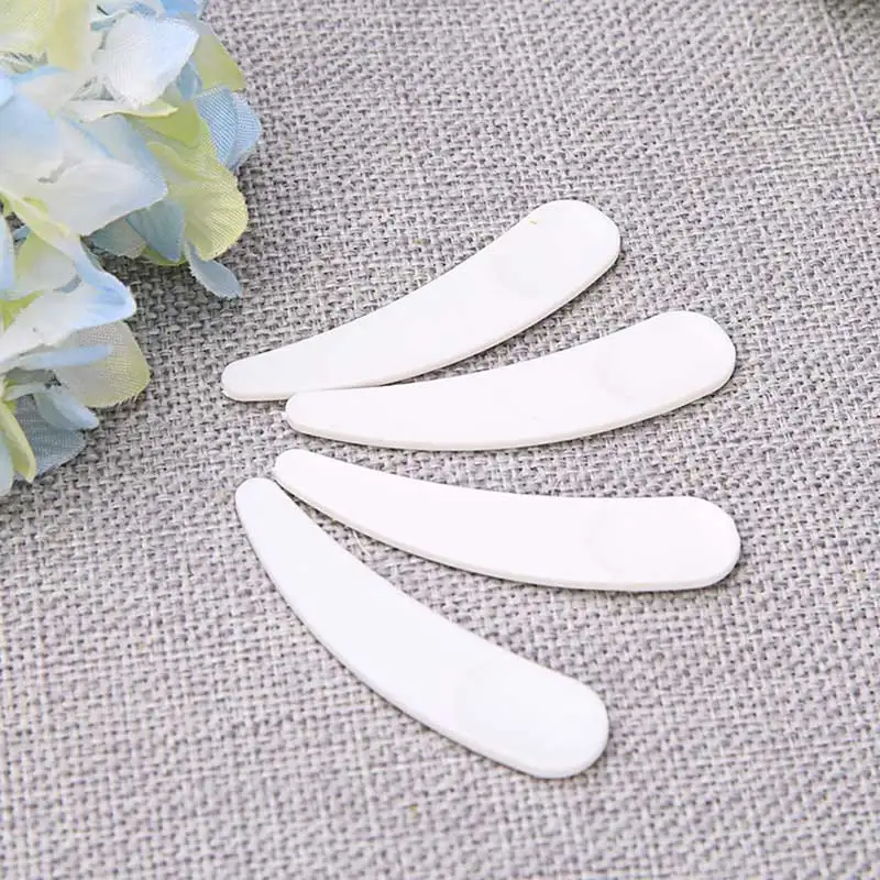 10pcs Mini Cosmetic Spatula Disposable Curved Scoops Facial Mask Eye Cream Makeup Stick Make Up Beauty Tool Accessories