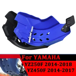 오토바이 부품 스키드 플레이트 엔진 가드 커버 보호대, 야마하 YZ 250 YZ250F 2014-2018 YZ450F 2014-2017 더트 바이크 범용
