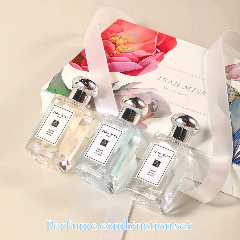 

30MLx3 Floral Perfume Set for Women Long Lasting Fragrance Eau De Parfum Gift Box