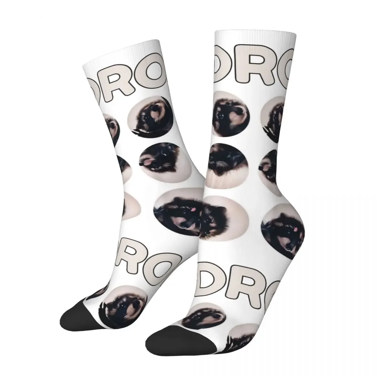 Funny Pedro Raccoon Dance Soccer Socks Funny Memes Polyester Middle Tube Socks for Women Men Breathable