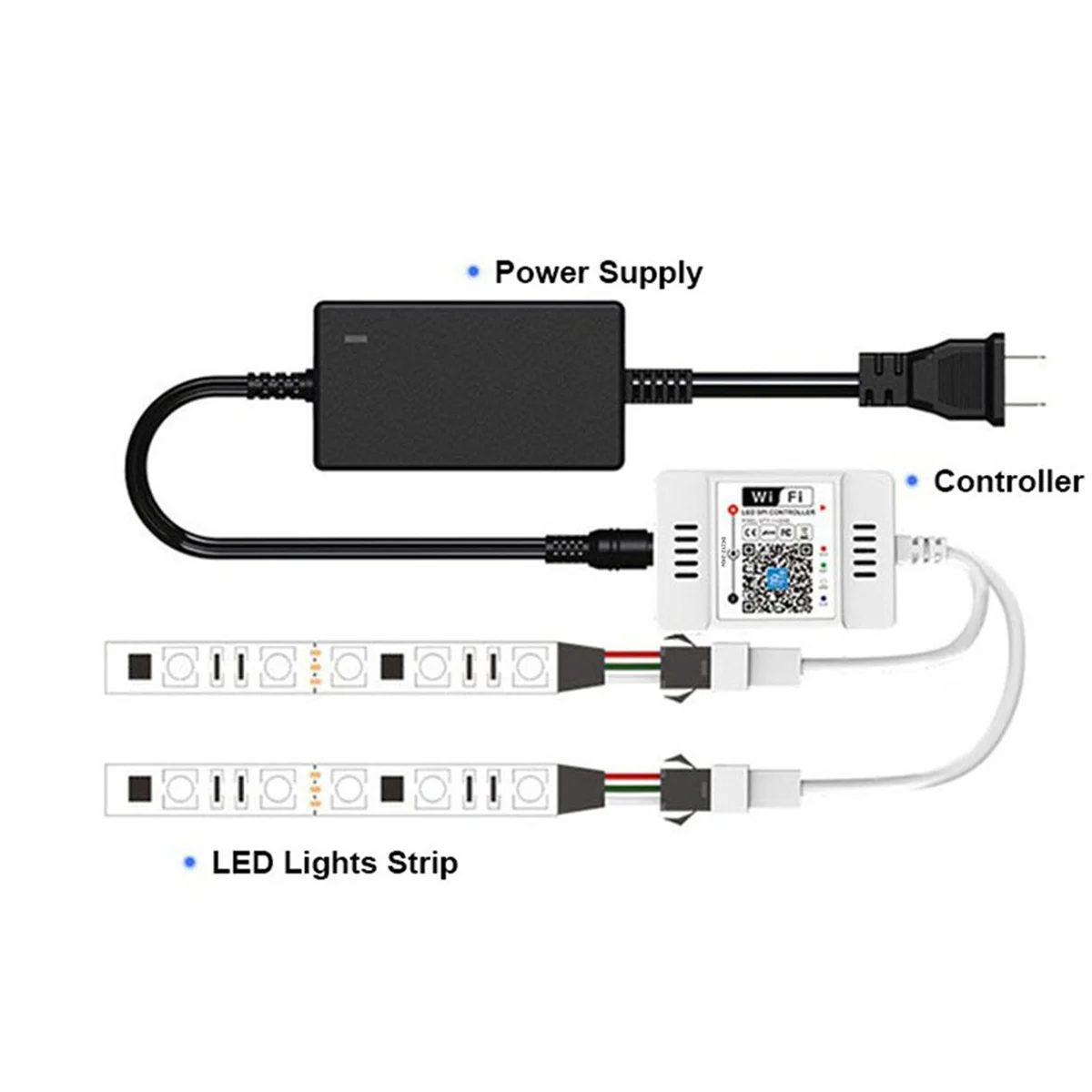 DC12-24V 28 Sleutel Rf Controller Wifi App Muziek Voice Afstandsbediening Voor Ws2812b Ws2811 Rgb Led Strip Light Home Dimmer