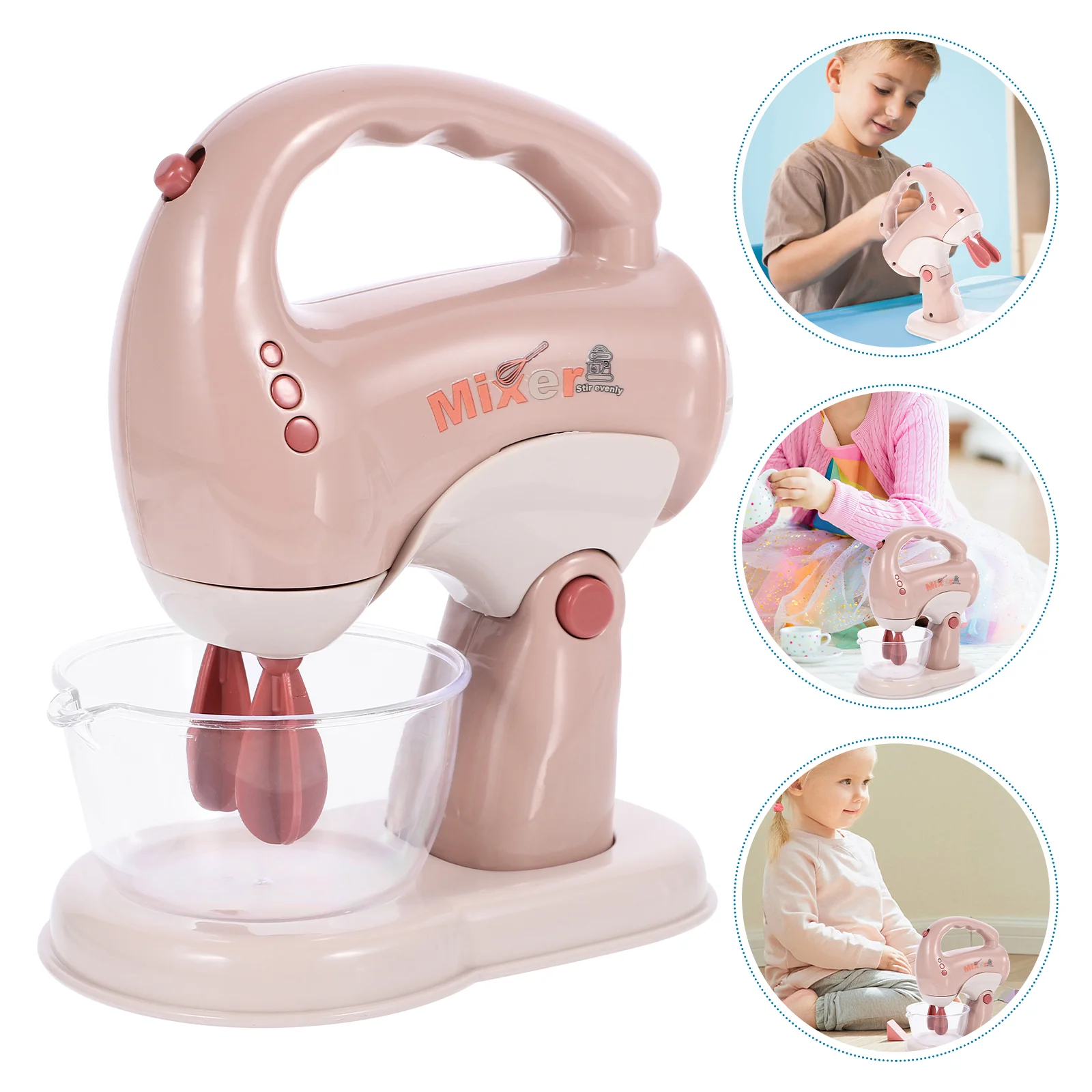 

Simulation Electric Toys Mini Kids Mixer Blender Miniature for Small Desk Playing House