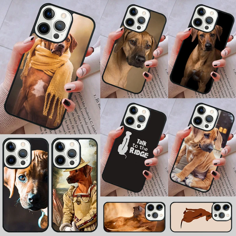 Rhodesian Ridgeback Dog Phone Case cover For iPhone 14 13 15 16 Pro Max Coque 12 11 Pro Max For Apple 8 PLUS 7 6S fundas