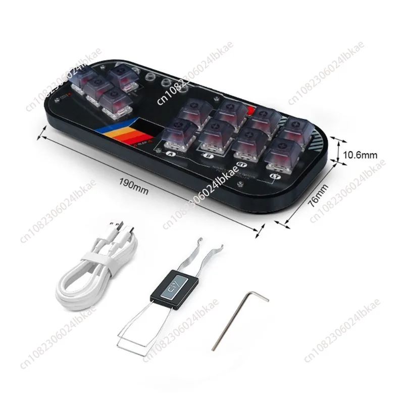 

Mini keyboard SOCD arcade keys HitBox supports PS4, PC, Switch, Mister