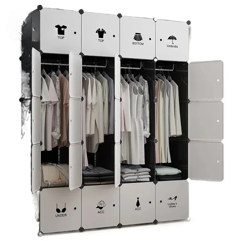 %Jewelry Storage Closet Organizer Bedroom Cupboard Cabinet Wardrobe Shelf Portable Jewelry Space