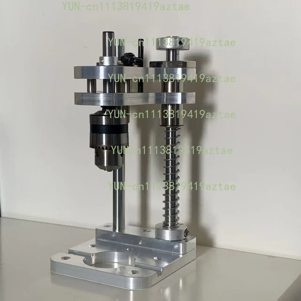Woodworking Drill Stand Aluminum Profile Positioning Vertical Drilling Desktop Small Lithium Electric Drill Stand Tool Mini DIY
