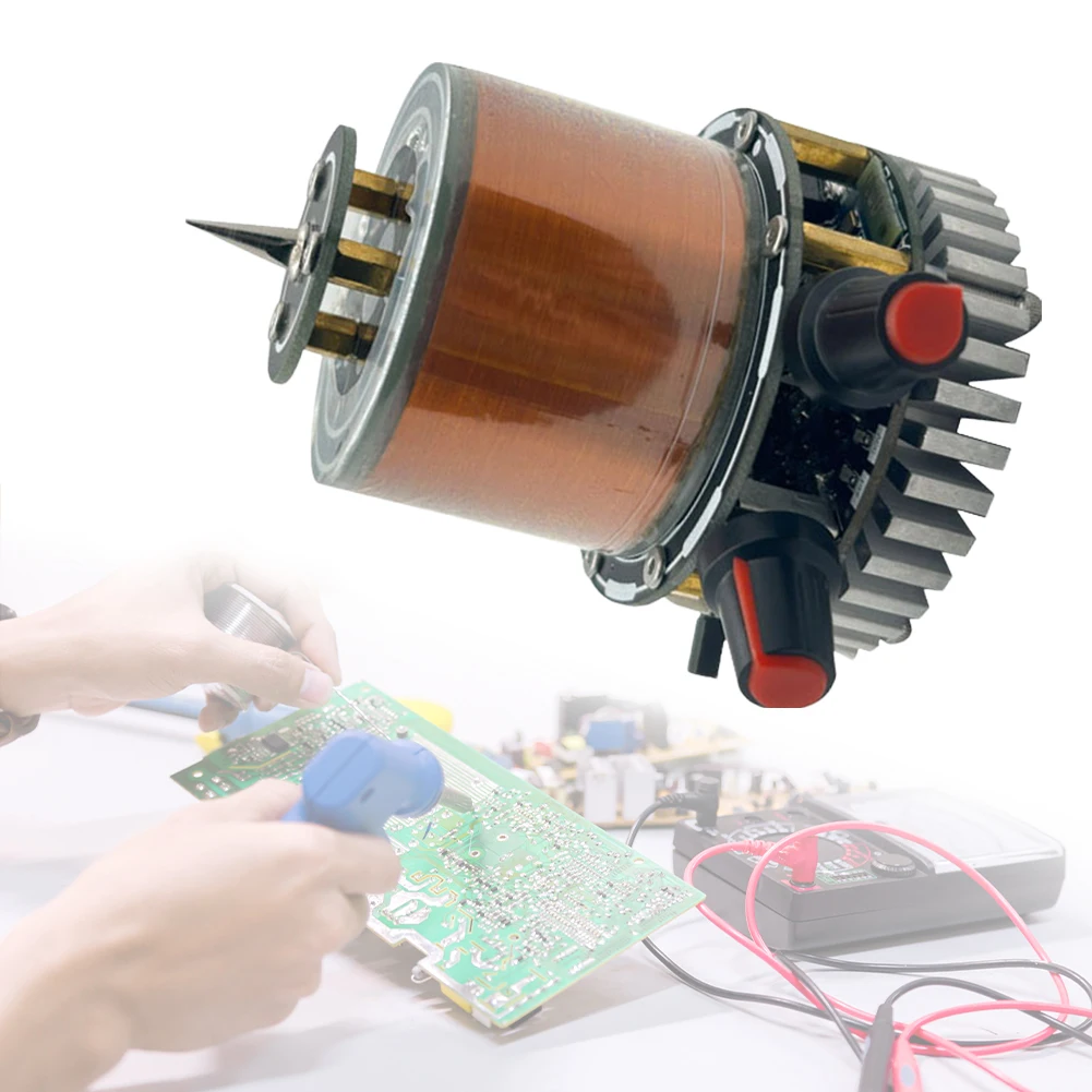 BT para Tesla Coil Speaker, Gerador de arco elétrico, alta potência, tensão do pulso, transmissão sem fio, Ensinando Experiment Tool