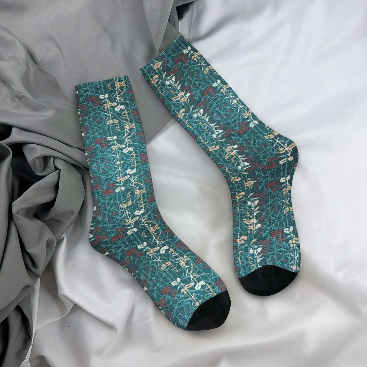 MCO Orlando International Airport Carpet Socks Harajuku calze Super morbide calze lunghe per tutte le stagioni accessori per regali Unisex