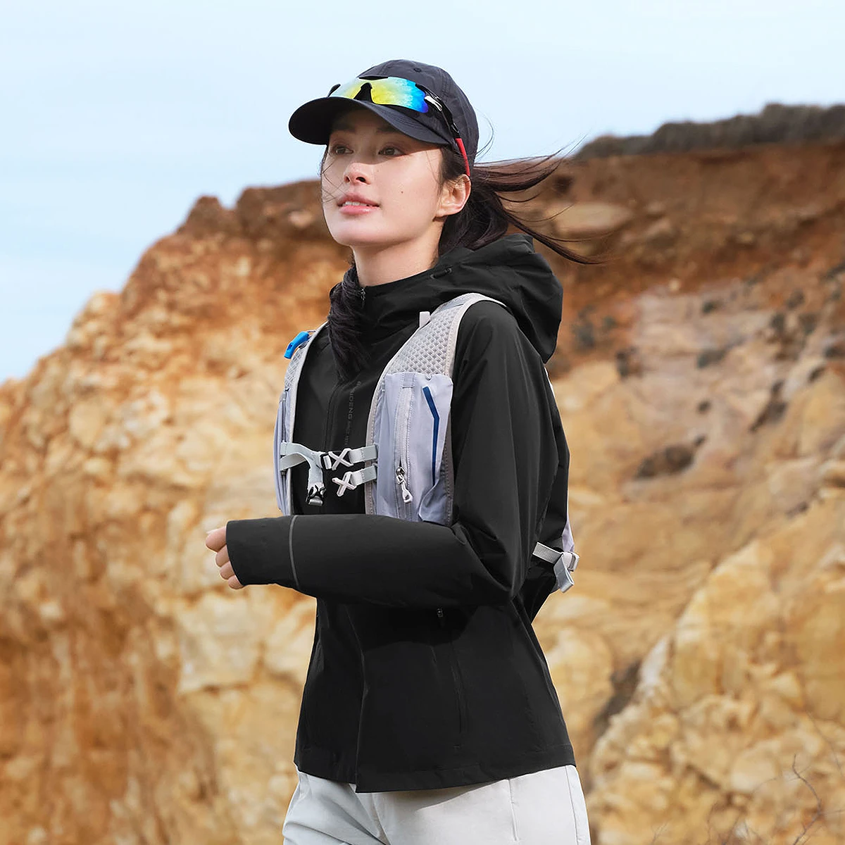 

Bosideng 2025 summer new outdoor UV protection JACKET UPF100 + cool anti-splashing water sunscreen clothing women