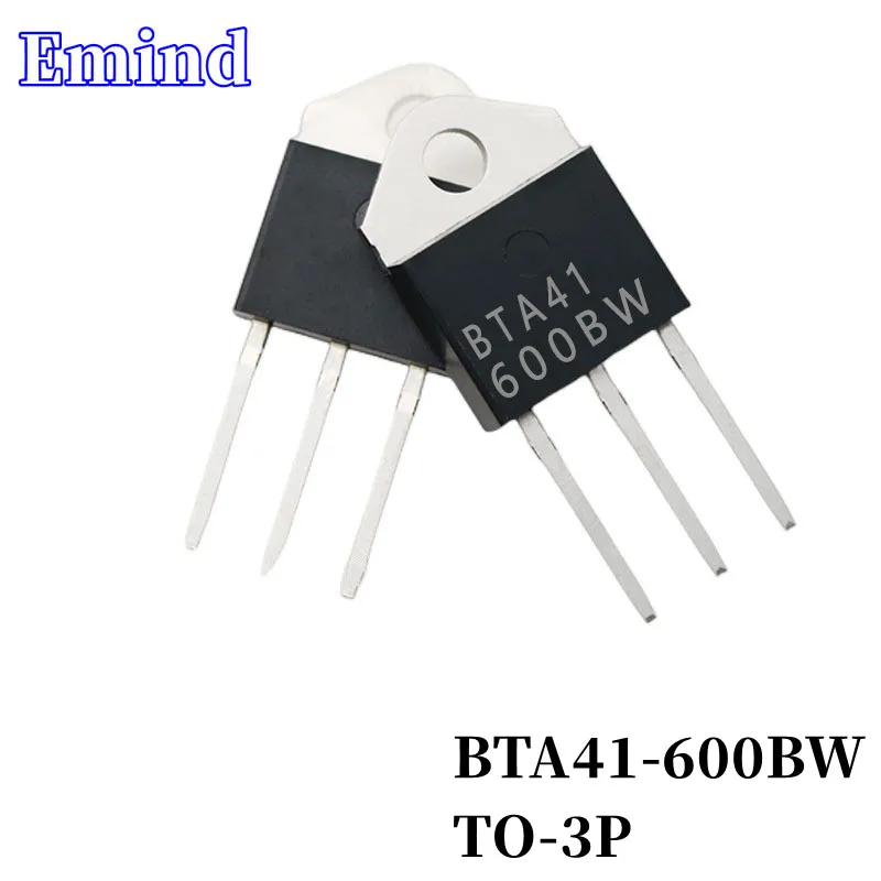 5/10//20/50/100Pcs BTA41-600B/600BW 40A/600V Triac BTA41-800B/800BW 40A/800V TO-3P BTA41 SMD Thyristor