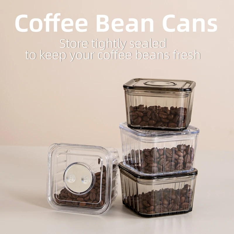SearchPean CoffeeBeansJar & SprayBottleForReducingCoffeePowerStatic & ForKitchenFoodStorageContainerCansFreshKeeping MoistureProof