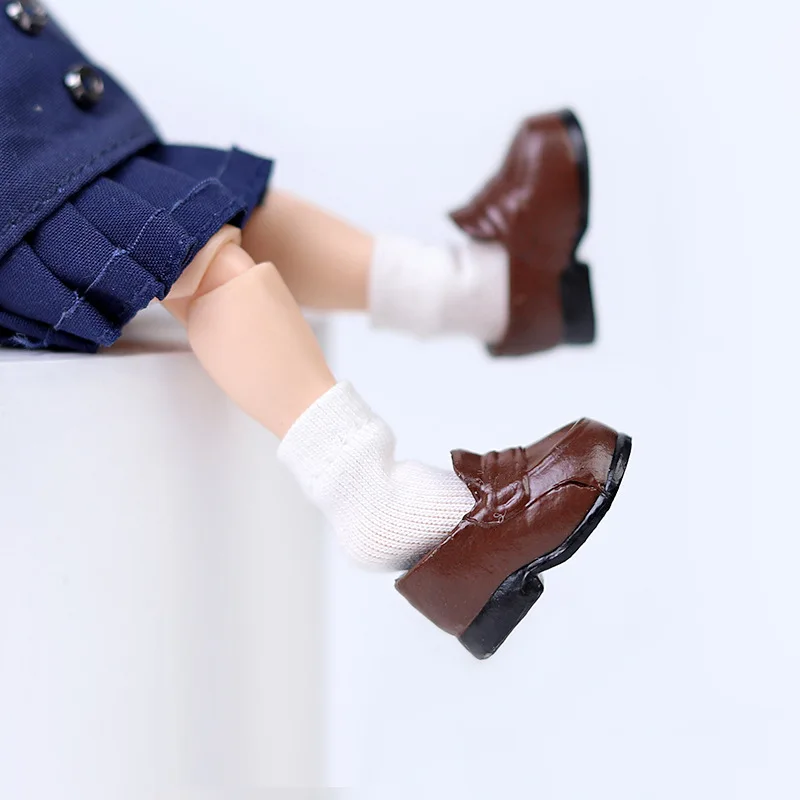 أحذية دمية OB11 1:12 أحذية عادية للطلاب أحذية مطاطية كلاسيكية لهدايا دمية P9