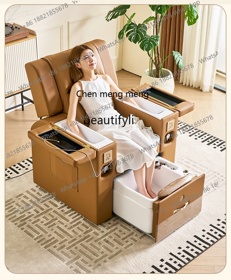 

X sofa chair, eyelash multi-function electric massage, reclining manicure foot sofa