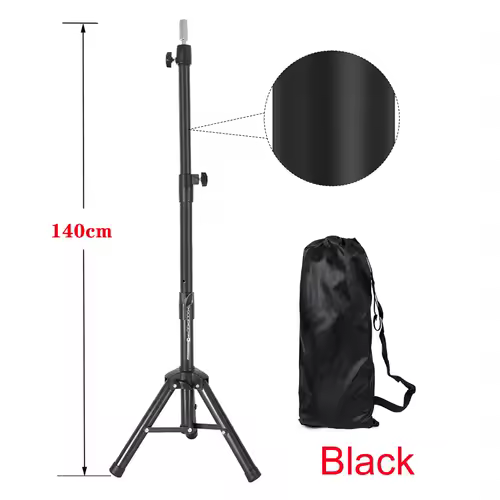 55Inch Mannequin Head Stand Adjustable Heavy Duty Wig Stand Tripod For Cosmetology Hairdressing Training Head Stand With Tray - Image 10
