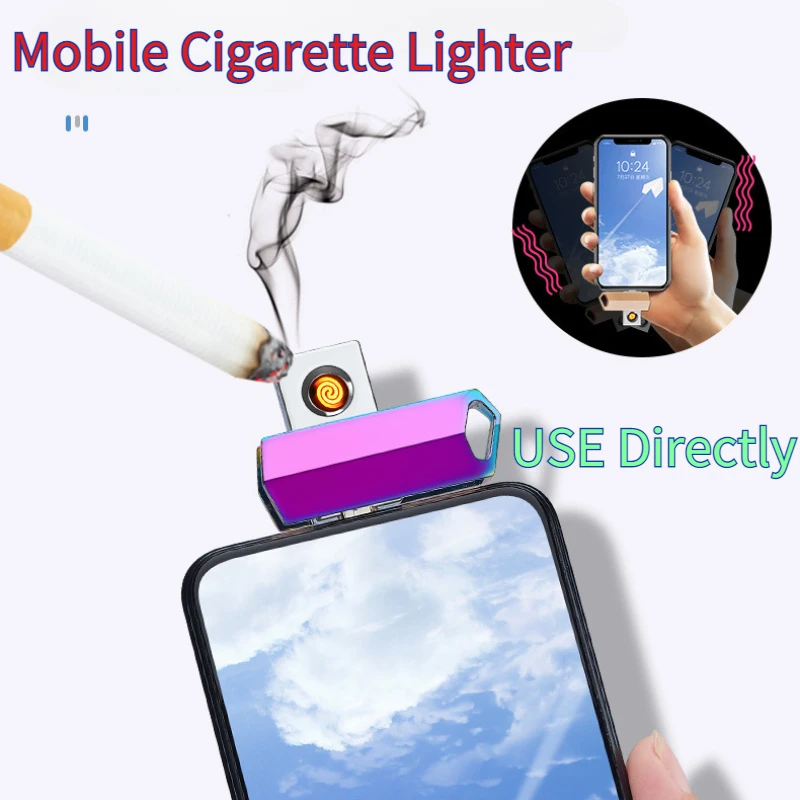 

2025 New Portable U Disk Style Keychain Mobile Phone USB Charging Lighters & Smoking Cigarette Accessories Factory Direct Sales