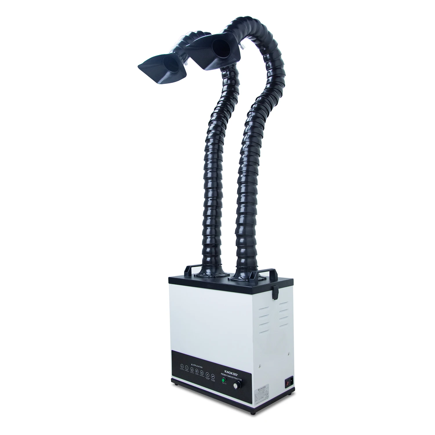 Machine de soudage au laser à double canal, 200W, fumée, supporter fier, extracteur de porcelaine, soudage