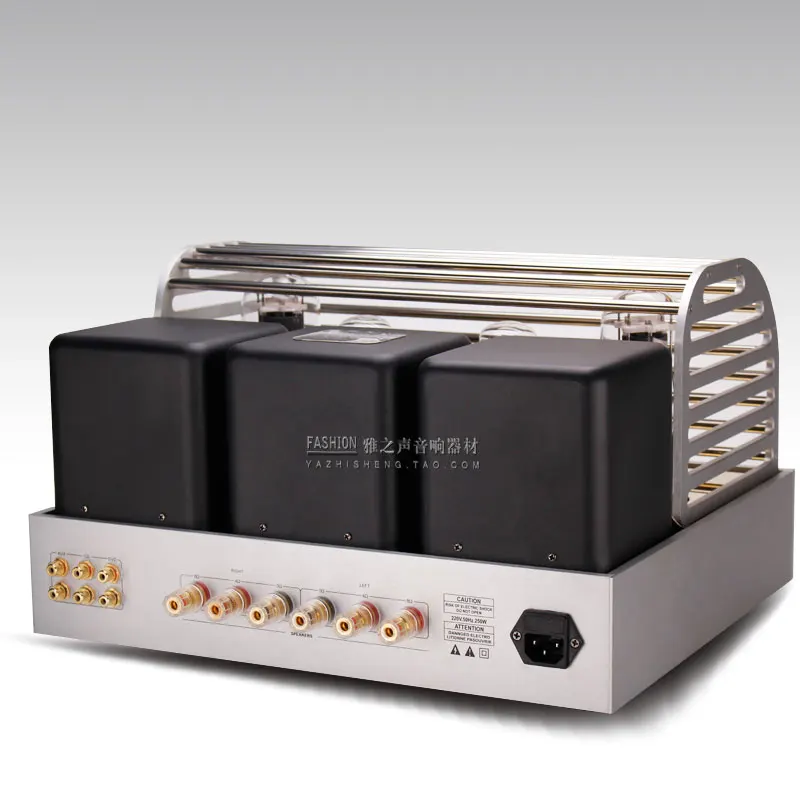 AMXEKR Latest Upgrade 300B Push 805 Tube Amplifier H-END Single-ended Class A 35W×2 LinLai 805A×2 300B×2 Russia 6H8C×2 6H9C×2